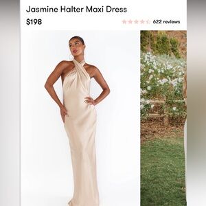 Jasmine Halter Maxi Dress